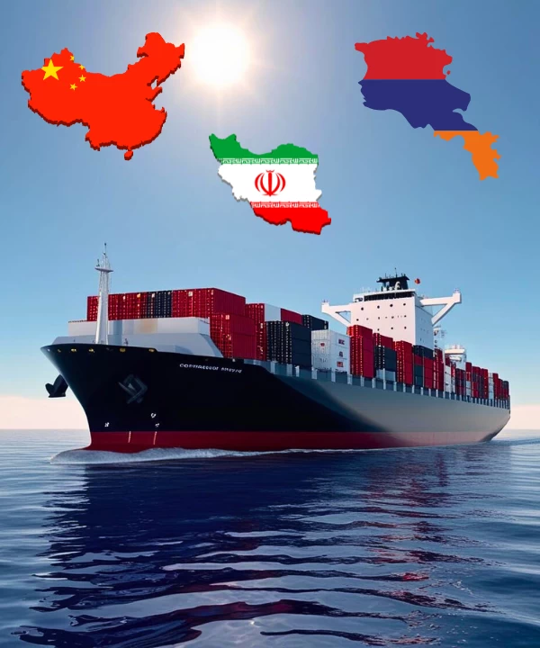 Sea Freight from China to Armenia via transit through Iran